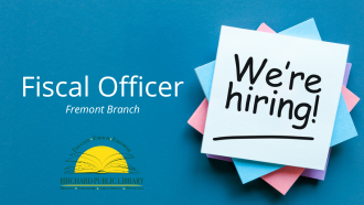 We're hiring: postion of Fiscal Officer