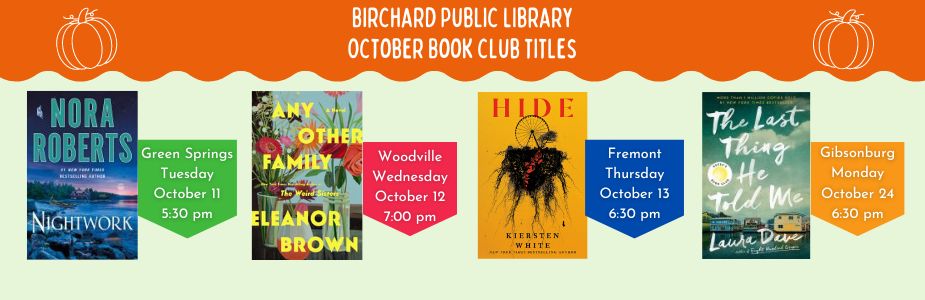 Birchard Book Clubs: October titles